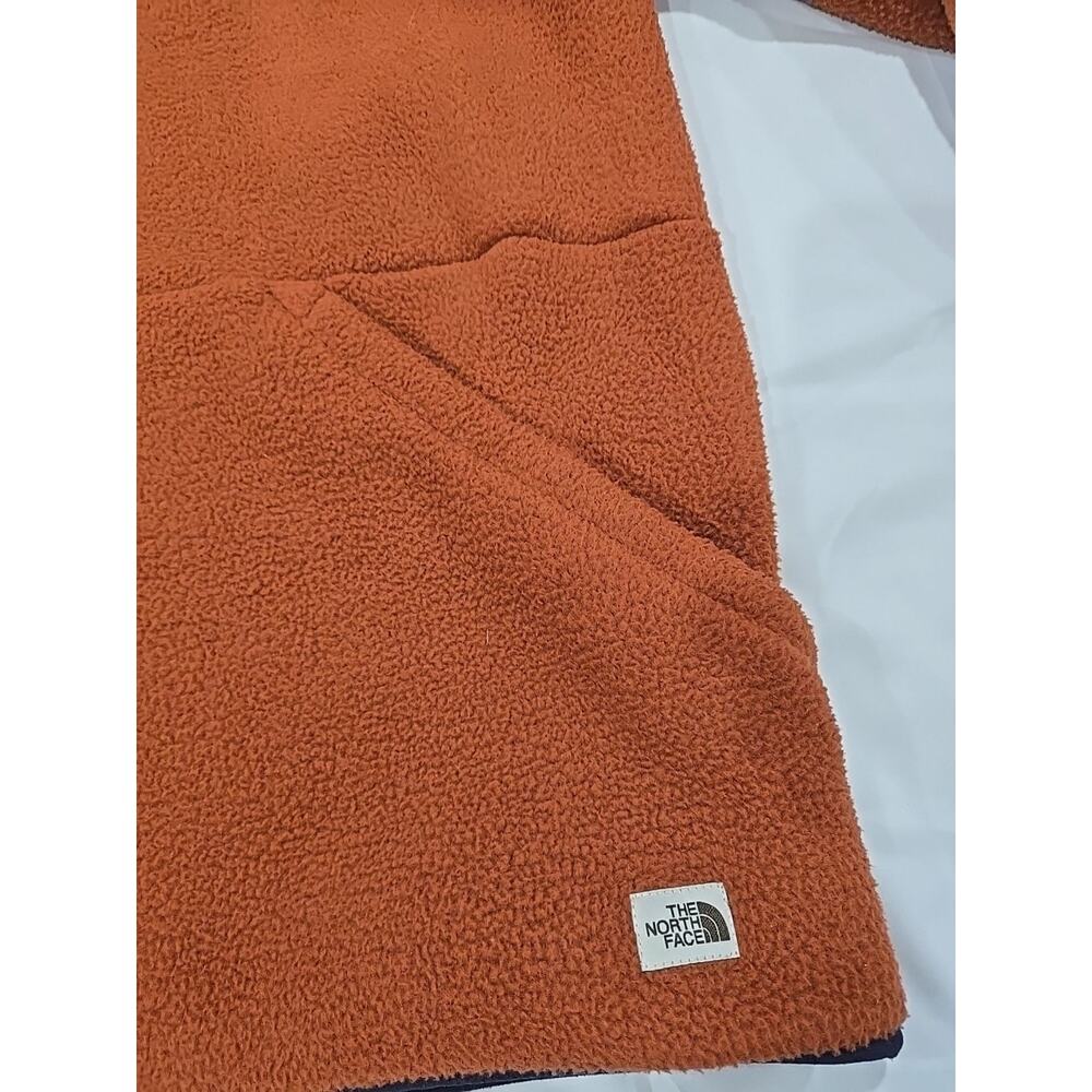 The North Face Mens Fleece Pullover Hooded Rust Large - Picture 4 of 7